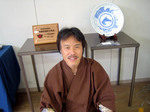 再興湖東焼の陶芸家 中川一志郎さん