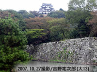 彦根城を望む